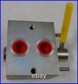 Shoemaker 8375 Hydraulic Directional Valve Block 6168 3/4-16 2 to 4 Port 49-25