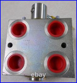 Shoemaker 8375 Hydraulic Directional Valve Block 6168 3/4-16 2 to 4 Port 49-25