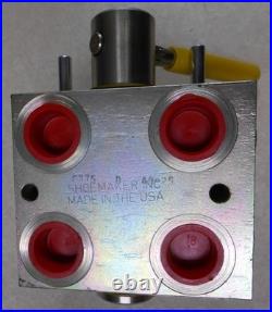 Shoemaker 8375 Hydraulic Directional Valve Block 6168 3/4-16 2 to 4 Port 49-25