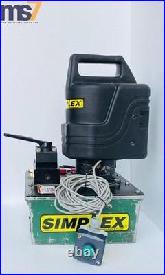 Simplex Type 3320f Electric Hydraulic Pump/ Power Pack With 4-way Valve 230v