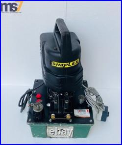 Simplex Type 3320f Electric Hydraulic Pump/ Power Pack With 4-way Valve 230v