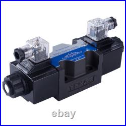 Solenoid Valve Electromagnetic Hydraulic Directional Control Valve 12V 24V 220V Solenoid Valve Electromagnetic Hydraulic Directional Control Valve 12V 24V 220V