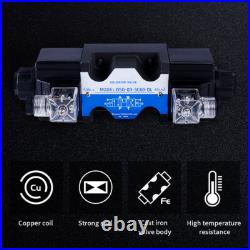 Solenoid Valve Electromagnetic Hydraulic Directional Control Valve 12V 24V 220V Solenoid Valve Electromagnetic Hydraulic Directional Control Valve 12V 24V 220V