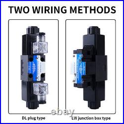 Solenoid Valve Electromagnetic Hydraulic Directional Control Valve 12V 24V 220V Solenoid Valve Electromagnetic Hydraulic Directional Control Valve 12V 24V 220V