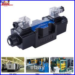 Solenoid Valve Electromagnetic Hydraulic Directional Control Valve 12V 24V 220V Solenoid Valve Electromagnetic Hydraulic Directional Control Valve 12V 24V 220V