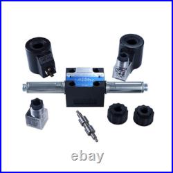 Solenoid Valve Electromagnetic Hydraulic Directional Control Valve 12V 24V 220V Solenoid Valve Electromagnetic Hydraulic Directional Control Valve 12V 24V 220V