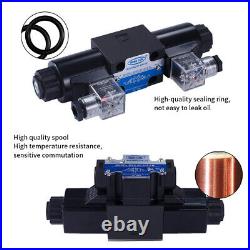 Solenoid Valve Electromagnetic Hydraulic Directional Control Valve 12V 24V 220V Solenoid Valve Electromagnetic Hydraulic Directional Control Valve 12V 24V 220V