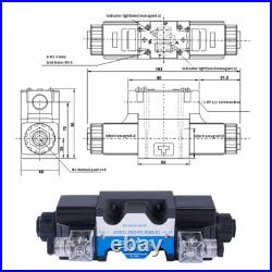 Solenoid Valve Electromagnetic Hydraulic Directional Control Valve 12V 24V 220V Solenoid Valve Electromagnetic Hydraulic Directional Control Valve 12V 24V 220V