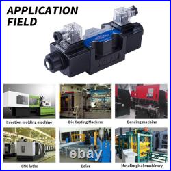Solenoid Valve Electromagnetic Hydraulic Directional Control Valve 12V 24V 220V Solenoid Valve Electromagnetic Hydraulic Directional Control Valve 12V 24V 220V