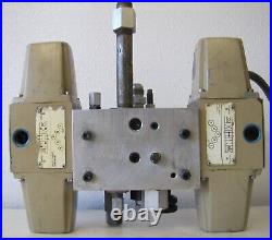 Sperry Vickers Hydraulic Directional Valve Pilot Valve 120V Coil Two Stage