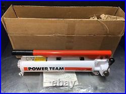 Spx Power Team P-159d Hydraulic Hand Pump 2 Speed 4 Way Valve