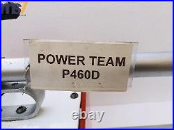 Spx Power Team P460d Hydraulic Hand Pump 4 Way Valve For Double Acting Cylinder