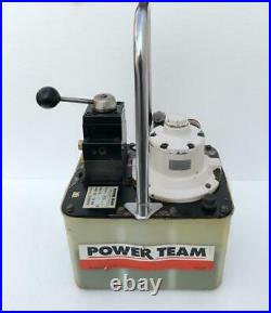Spx Power Team Pa174 Air Pneumatic Hydraulic Pump/ Power Pack 4 Way Valve