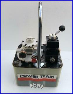 Spx Power Team Pa174 Air Pneumatic Hydraulic Pump/ Power Pack 4 Way Valve