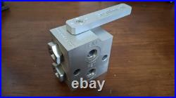 Still Well Aluminum Hydraulic Ball Valve 6-Way Manual Selector