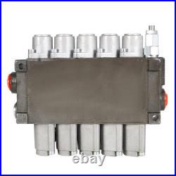 TINVHY 5 Spool Adjustable Hydraulic Directional Control Valve