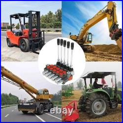 TINVHY 5 Spool Adjustable Hydraulic Directional Control Valve