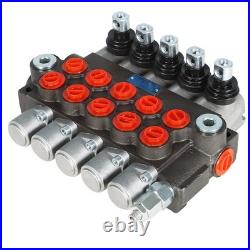 TINVHY 5 Spool Adjustable Hydraulic Directional Control Valve