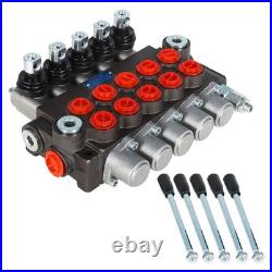 TINVHY 5 Spool Adjustable Hydraulic Directional Control Valve