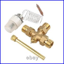 Three Way 1 Inch Hydraulic Diverter Valve with Built In Temperature Sensor