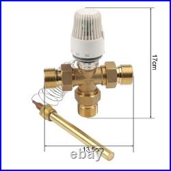 Three Way 1 Inch Hydraulic Diverter Valve with Built In Temperature Sensor