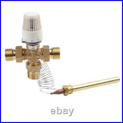 Three Way 1 Inch Hydraulic Diverter Valve with Built In Temperature Sensor