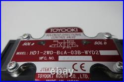 Toyooki Kogyo HD1-2WD-BCA-03B-WYD2 Hydraulic Solenoid Directional Valve 24v-dc