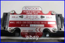 Toyooki Kogyo HD3-3W-BCA-025D-WYR1 Hydraulic Directional Control Valve 100v-ac