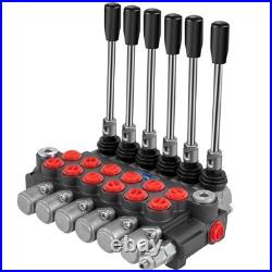 Uimoso Hydraulic Spool Valve, 6 Spool, 11 GPM Flow Control