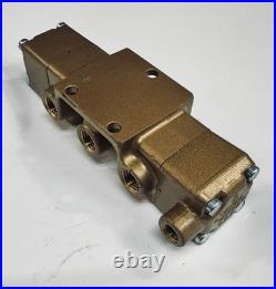 VERSA VALVES TPS-4302-S 4-way Brass Hydraulic Valve 1/4 Ports