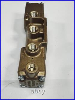 VERSA VALVES TPS-4302-S 4-way Brass Hydraulic Valve 1/4 Ports