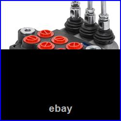 VEVOR 3 Spool Hydraulic Control Valve 11GPM Hydraulic Directional Control Valve