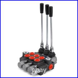 VEVOR 3 Spool Hydraulic Control Valve 11GPM Hydraulic Directional Control Valve