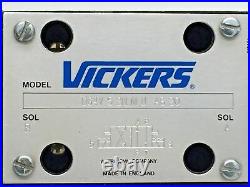 VICKERS DG4V-5-2N-M-U A6 20 Hydraulic Valve Solenoid Directional 24V DC