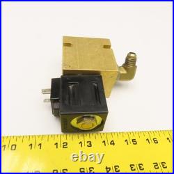 Vickers 2 Way Hydraulic Solenoid Valve 24VDC 3/4-16 8 ORB Vickers 2 Way Hydraulic Solenoid Valve 24VDC 3/4-16 8 ORB