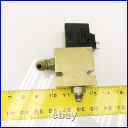 Vickers 2 Way Hydraulic Solenoid Valve 24VDC 3/4-16 8 ORB Vickers 2 Way Hydraulic Solenoid Valve 24VDC 3/4-16 8 ORB