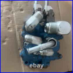 Vickers 222627 Hydraulic Manual 2 Spool Valve 3 Position Control