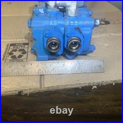 Vickers 222627 Hydraulic Manual 2 Spool Valve 3 Position Control
