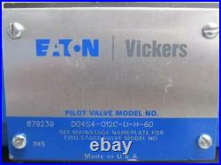 Vickers DG4S4-012C-U-H-60 Hydraulic Solenoid Directional Control Valve 24VDC