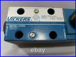 Vickers DG4V 3 2AL H M U1 D6 60 EN38 Hydraulic Direction Valve DG4V32ALHMU1D660