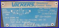 Vickers Directional Hydraulic Valve DG5S-8-8C-VM-FPA5WL-B5-30 + Pilot Valve DG4