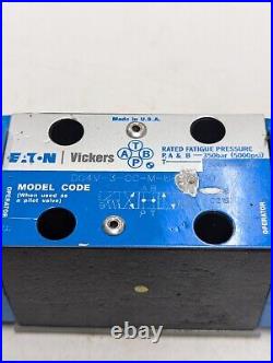 Vickers Hydraulic DG4V-3-OC-M-U-B6-60 Directional Control Double Solenoid Valve