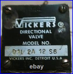 Vickers Hydraulic Directional Valve D1L-2A-12-S6 (385)