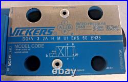 Vickers Hydraulic Directional Valve DG4V 3 2A H M U1 EK6 60 EN38 Vickers Hydraulic Directional Valve DG4V 3 2A H M U1 EK6 60 EN38