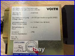 Voith Turbo 4/3-Way Hydraulic Valve with Position Controller 24VDC, 4-20mA, IP65