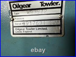 WB3972 Oilgear Towler Hydraulic Pilot Operated Control Valve SV7 Directional NG