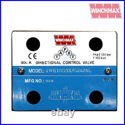 WINCHMAX CETOP5/NG10 Solenoid Operated Hydraulic Directional Control Valve 24V