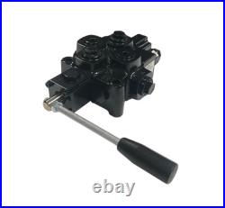 Walvoil 1 Bank 3/8 BSP 40 l/min Rotary Operated Lever Hydraulic Monoblock Valve